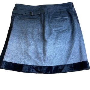 W by Worth Wool Blend Faux Fur Lined Mini Skirt Women’s Size 10